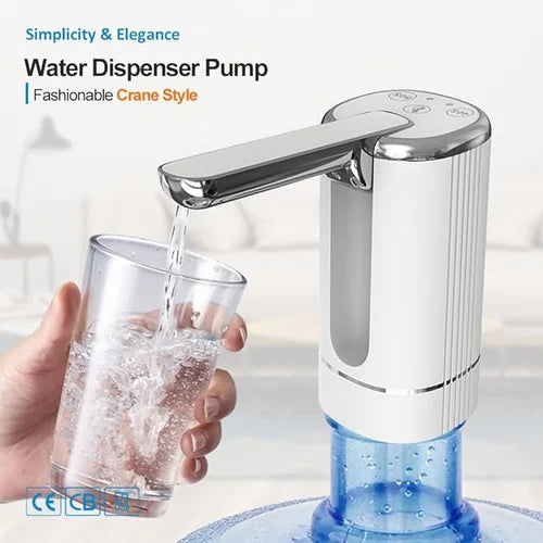 Foldable Electric Water Dispenser Bottle Pump