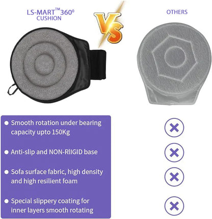 LS Mart™ 360° Rotating Seat Cushion