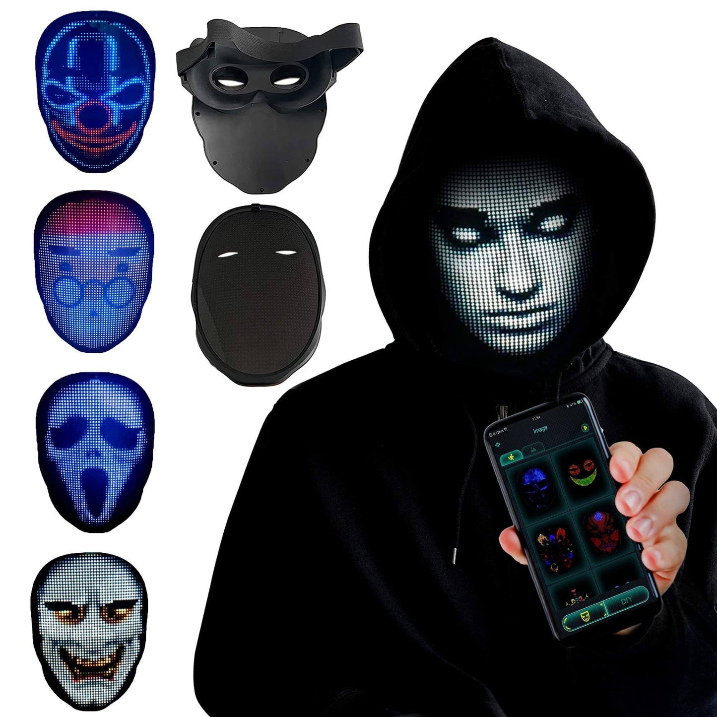 LS Mart™ LED Face Mask Halloween